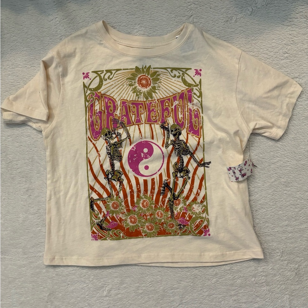 Grateful dead cropped shirt